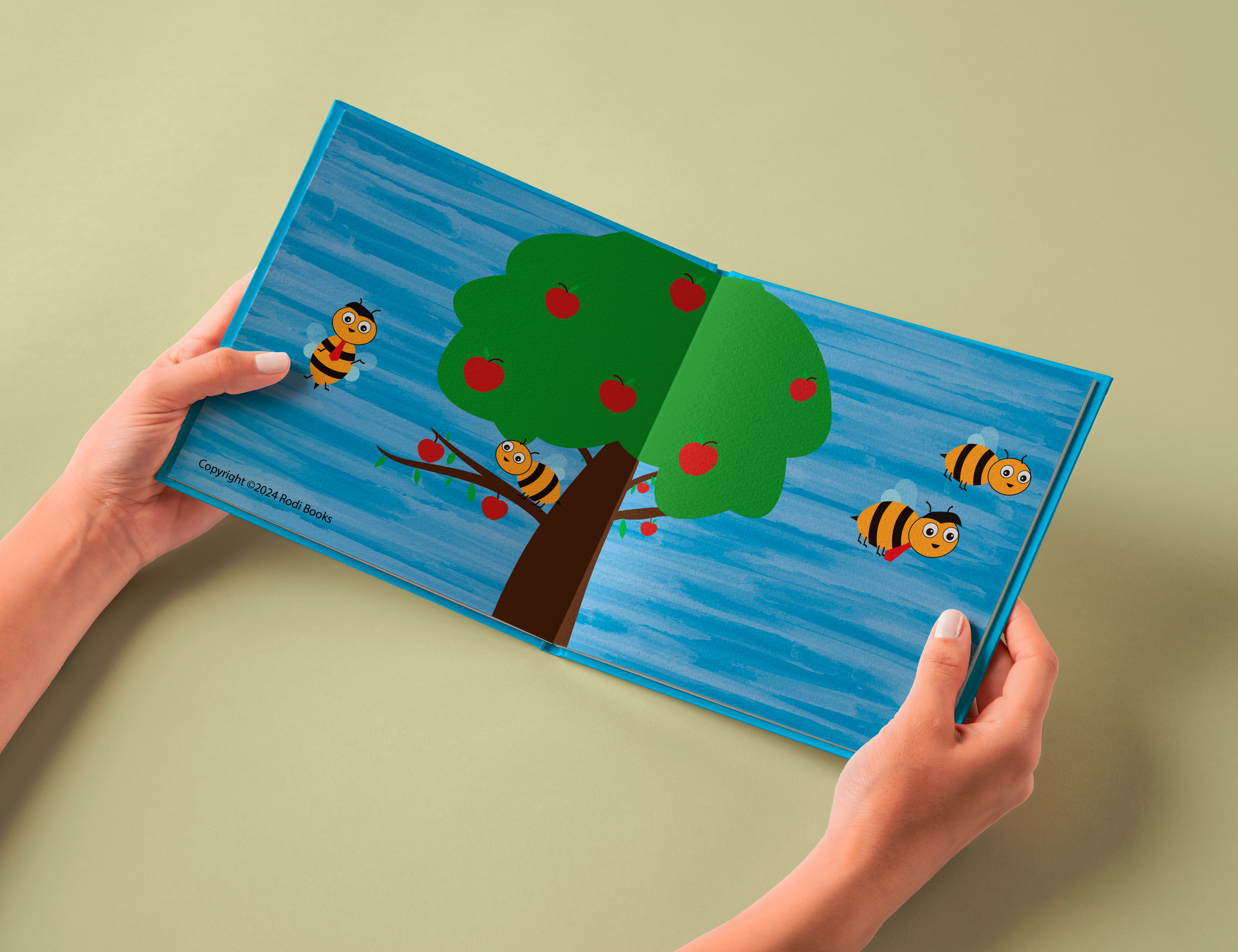 Children's book Joey and Berry with colorful illustrations about bees and friendship.