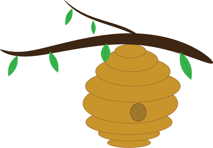 cartoon beehive